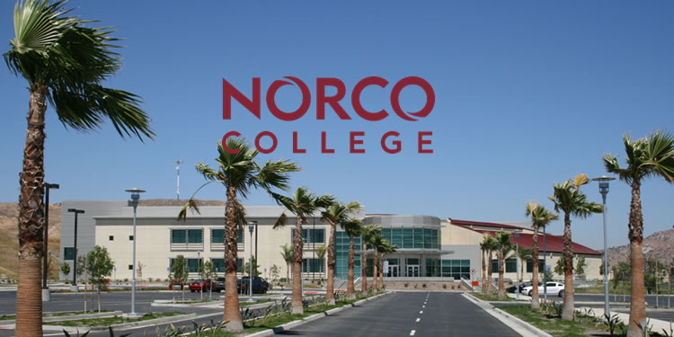 Norco College Campus with logo
