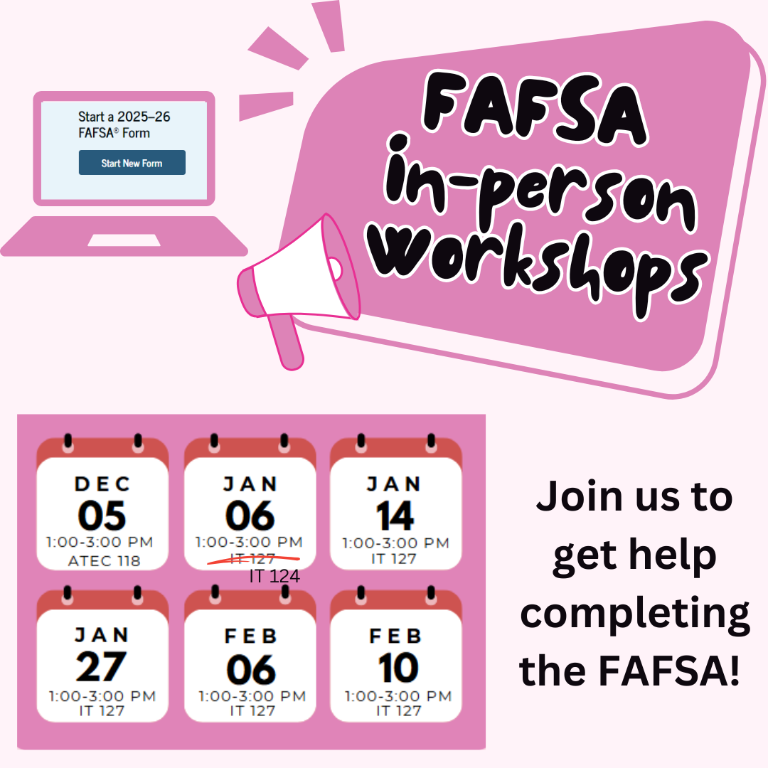 FAFSA workshops 2024-2025