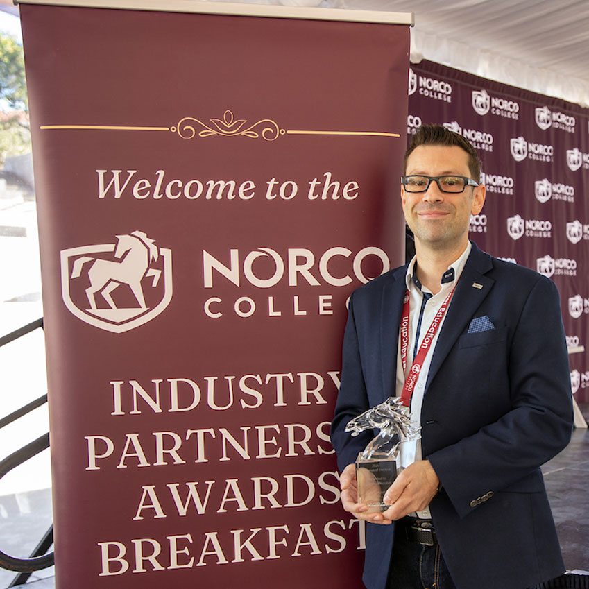 Norco College 2026 Alumnus of the Year Dr. Joshua Morales