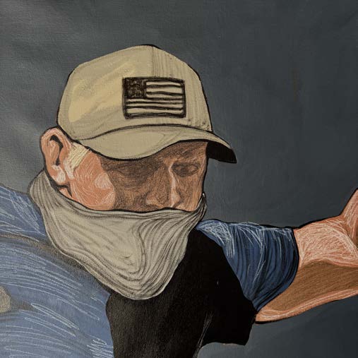 Hugo Crosthwaite, "CARPAS (detail)," 2025.