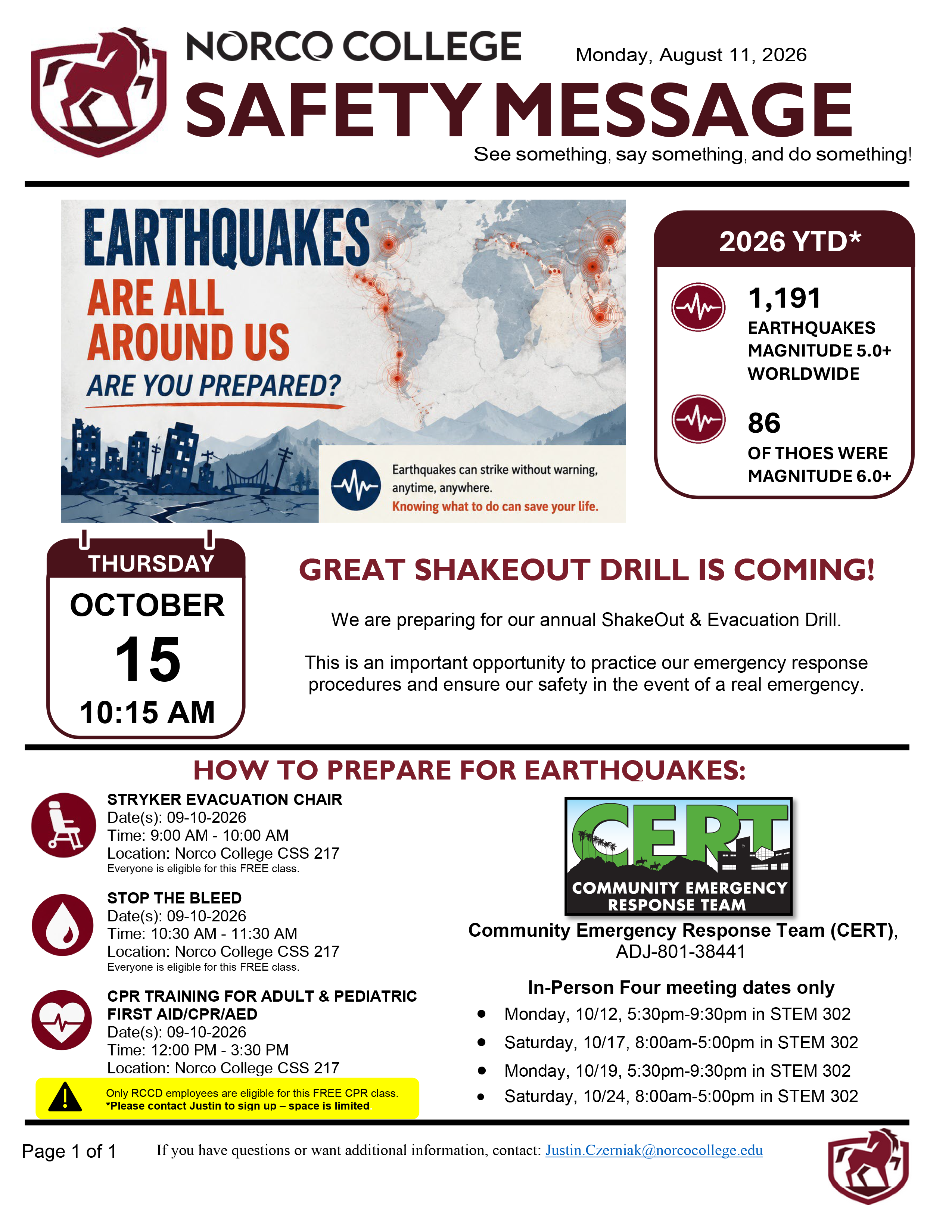 View the Great ShakeOut Prep 2026 flyer Great ShakeOut Prep 2026 flyer