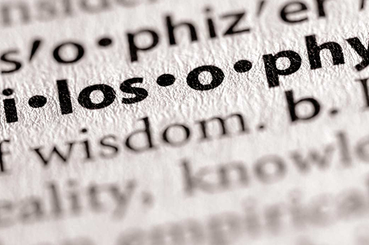 Philosophy program banner