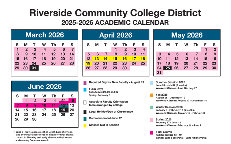 March to June 2026 Academic Calendar March to June 2026 Academic Calendar