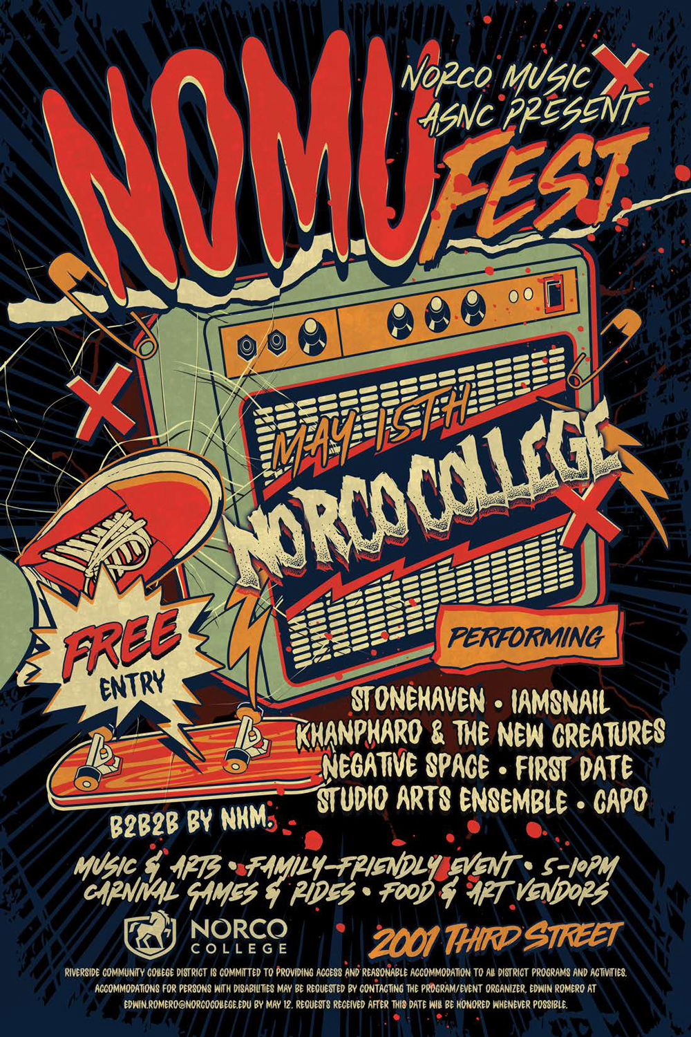 NOMU Fest 2026 flyer NOMU Fest 2026 flyer
