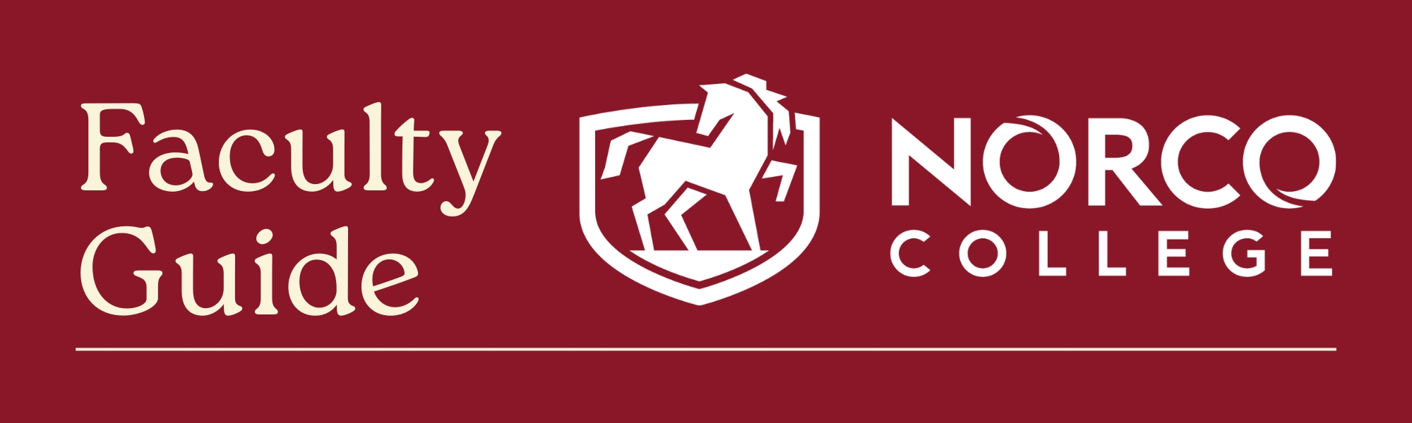 Norco College Faculty Guide logo