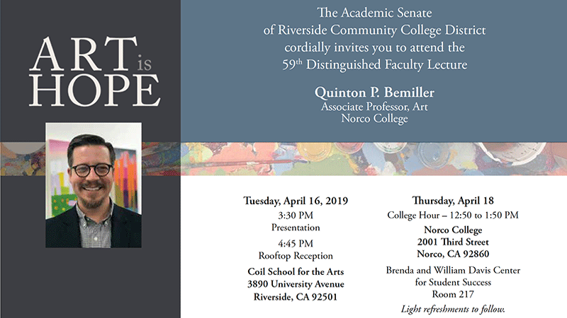 59th Distinguished Faculty Lecture invitation