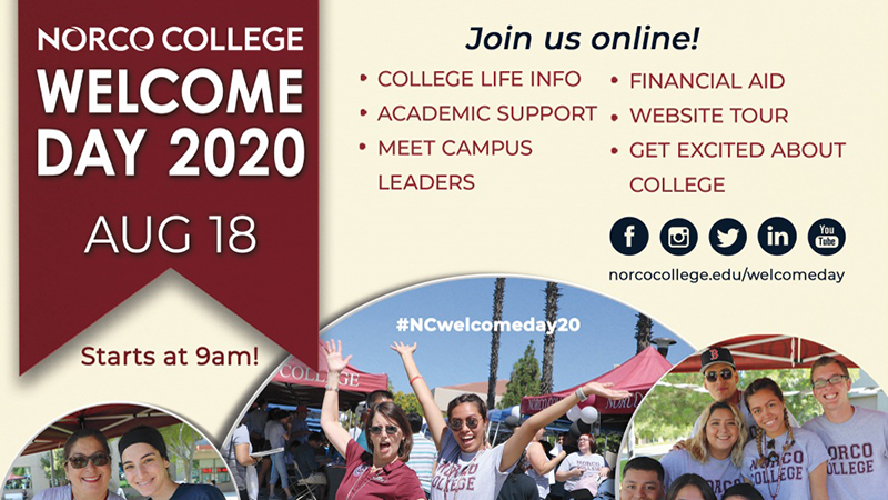 Welcome Day 2020 flyer featured image
