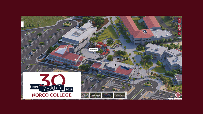 Norco College 3D Rendered Map Launch