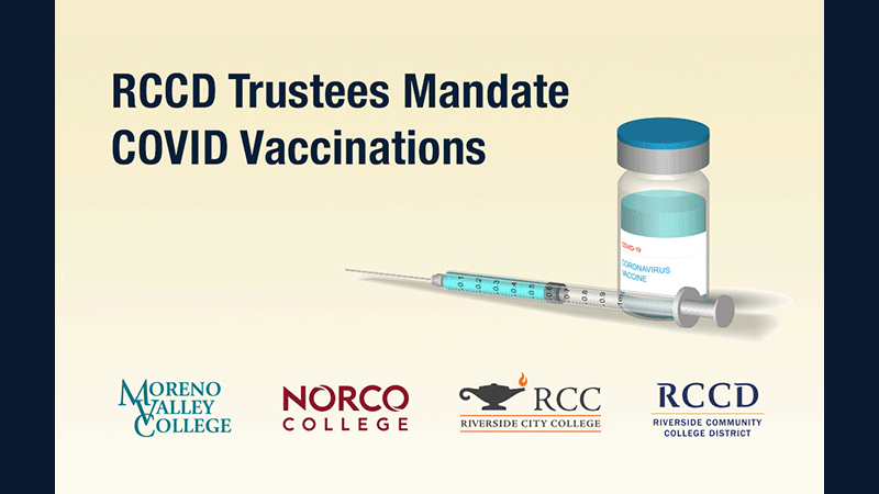 RCCD Trustees Mandate COVID Vaccinations