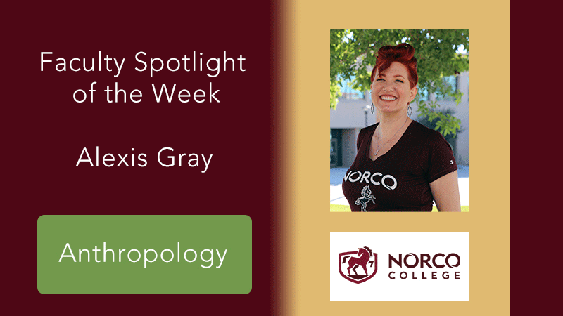 Faculty Spotlight of the Week - Alexis Gray