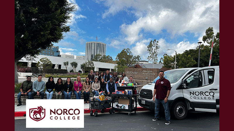 Norco College Student Activities Coordinator Edwin Romero and Allergan Aesthetics featured image