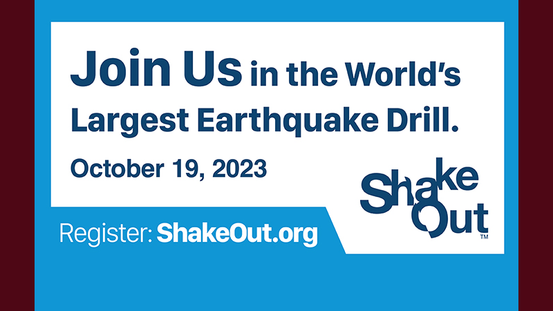 The Great California ShakeOut 2023
