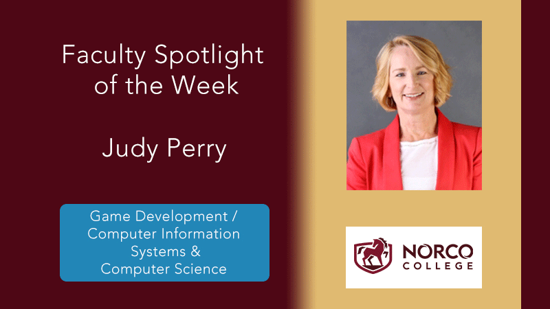 Faculty Spotlight of the Week - Judy Perry