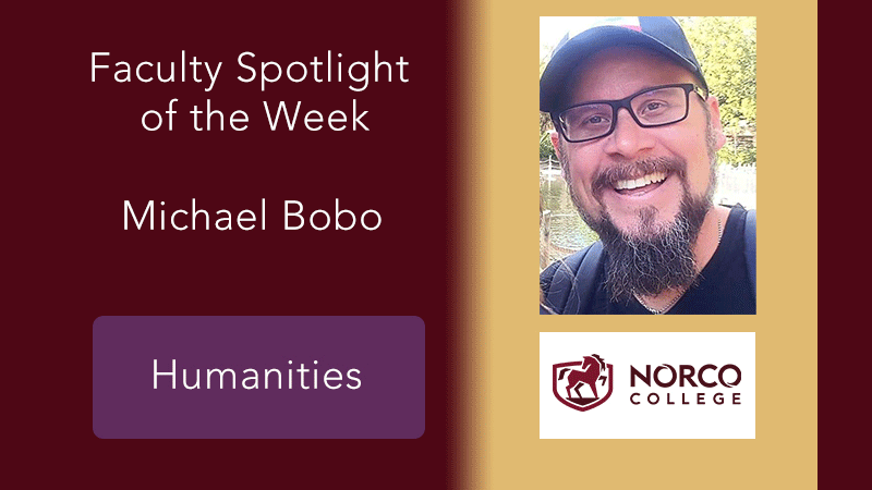Faculty Spotlight of the Week - Michael Bobo