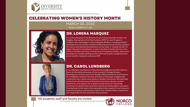 Women's History Month Speaker Series