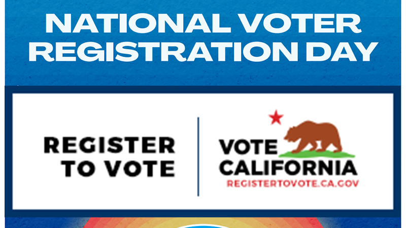 National Voter Registration Day banner