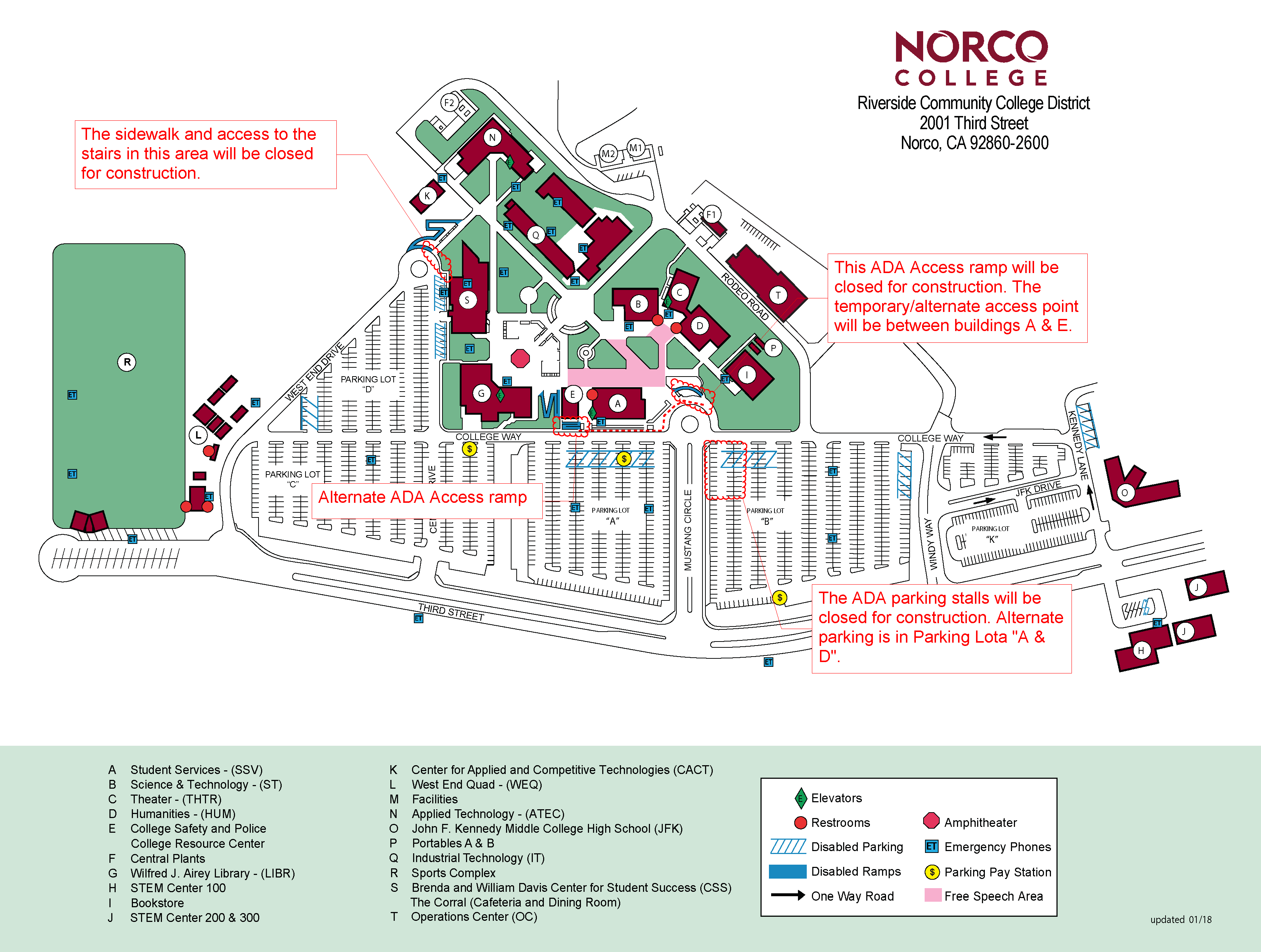 A D A Access Point Map A D A Access Point Map