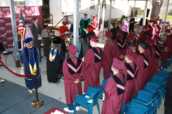 Faculty, College leadership and family members were on hand for the commencement