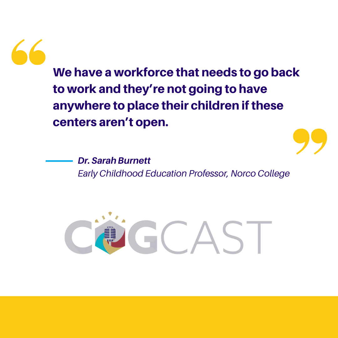 COGCast logo with quote from Sarah Burnett COGCast logo with quote from Sarah Burnett