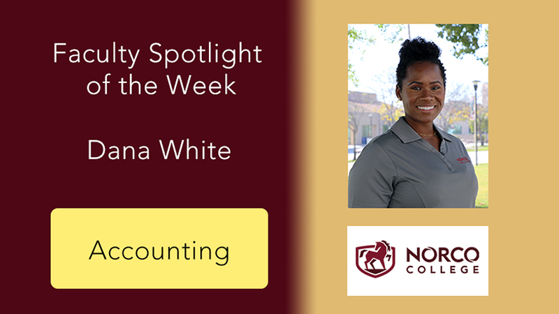 Faculty Spotlight of the Week Dana White