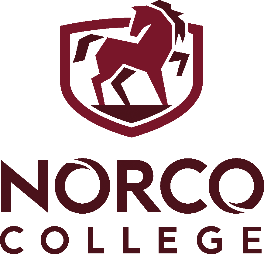Norco College Vertical Mark Burgundy logo Norco College Vertical Mark Burgundy logo