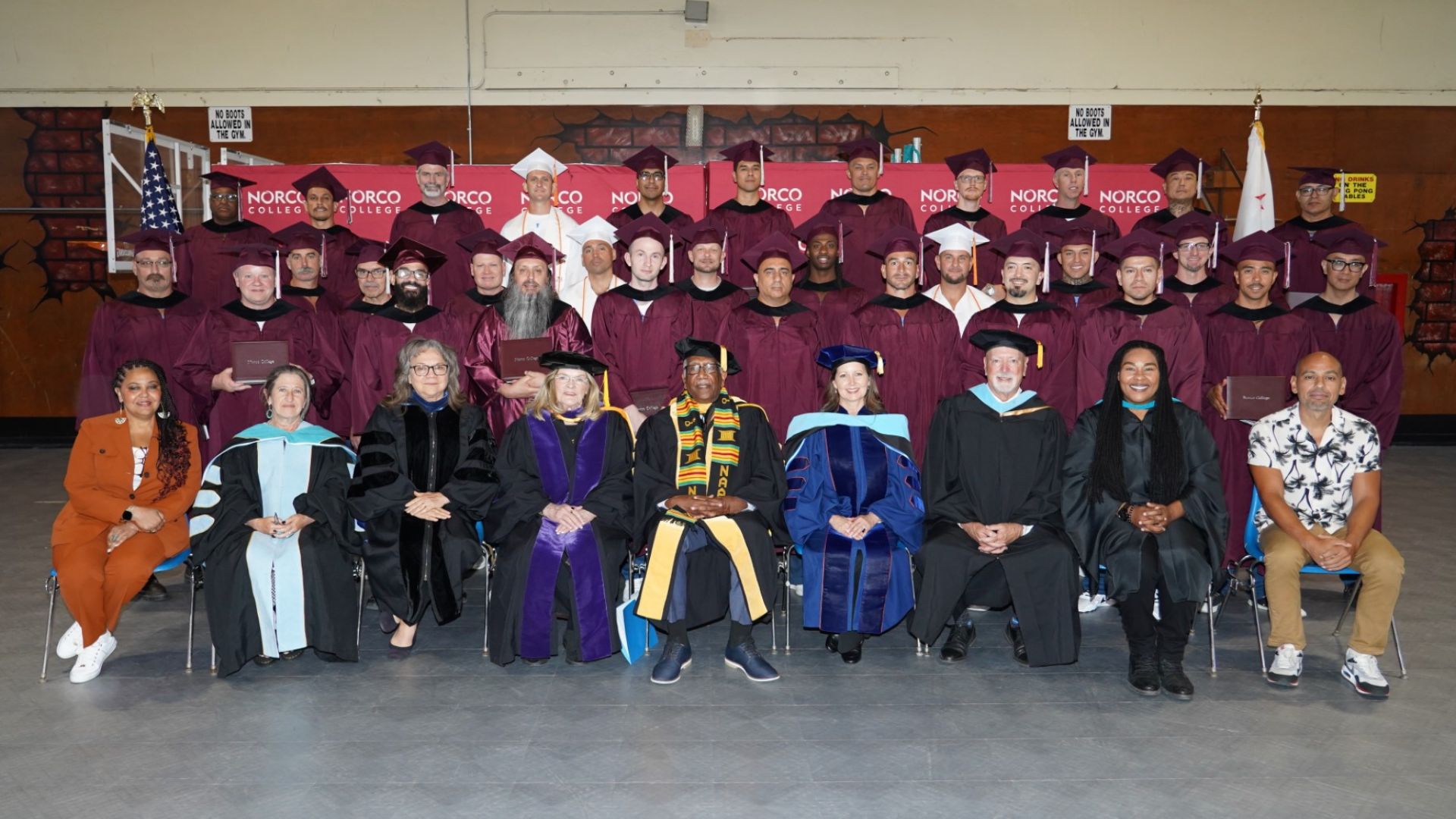 Norco College Rising Scholars Graduating Class of 2023 with RCCD and Norco College Leaders