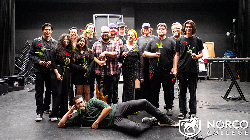 Michael Ortiz celebrating the inaugural concert with his colleagues. Michael Ortiz celebrating the inaugural concert with his colleagues.