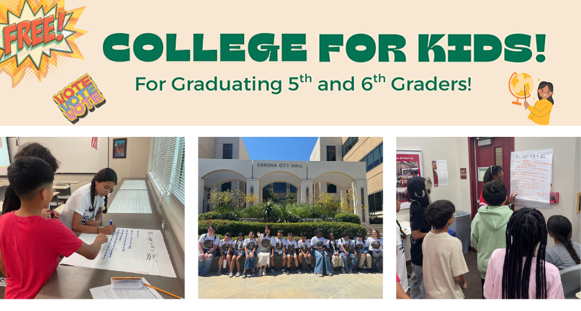 College for Kids Inspires Young Minds at Norco College