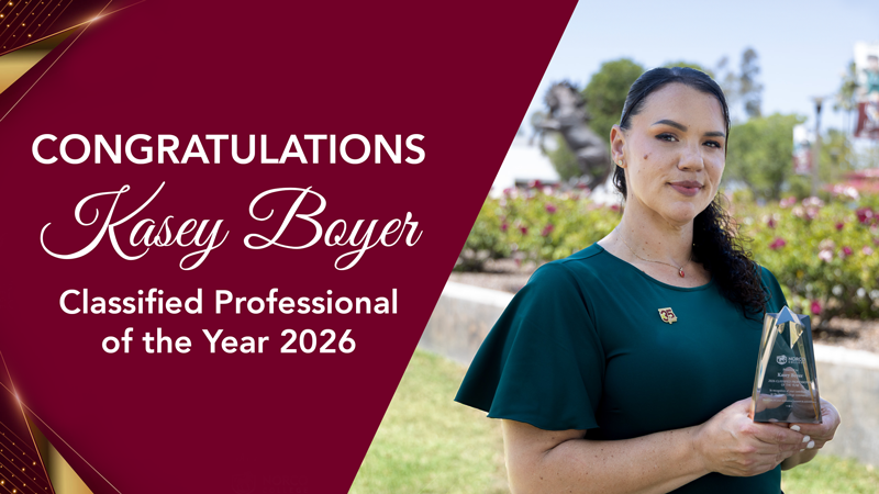 Kasey Boyer Honored as Norco College’s 2026 Classified Professional of the Year