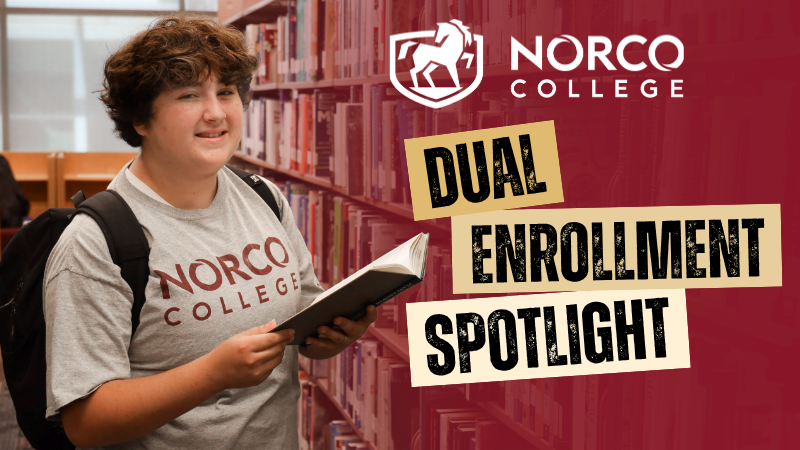 Norco College Dual Enrollment Spotlight AJ Darcy