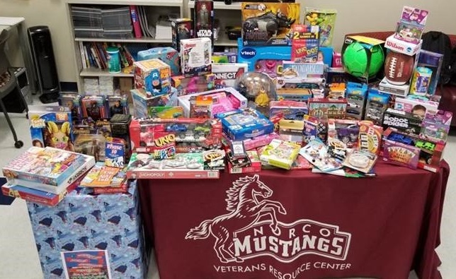 Norco College Veterans Club Toy Drive 2018