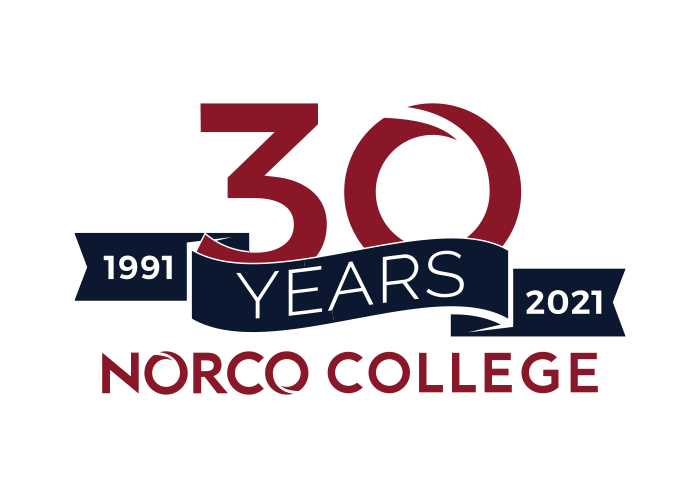 Norco College 30 Years logo