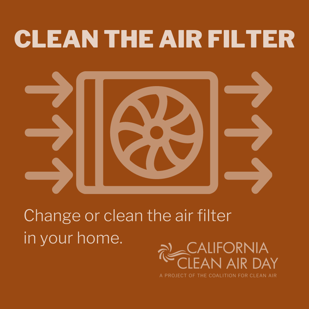 California Clean Air Day Air Filter flyer