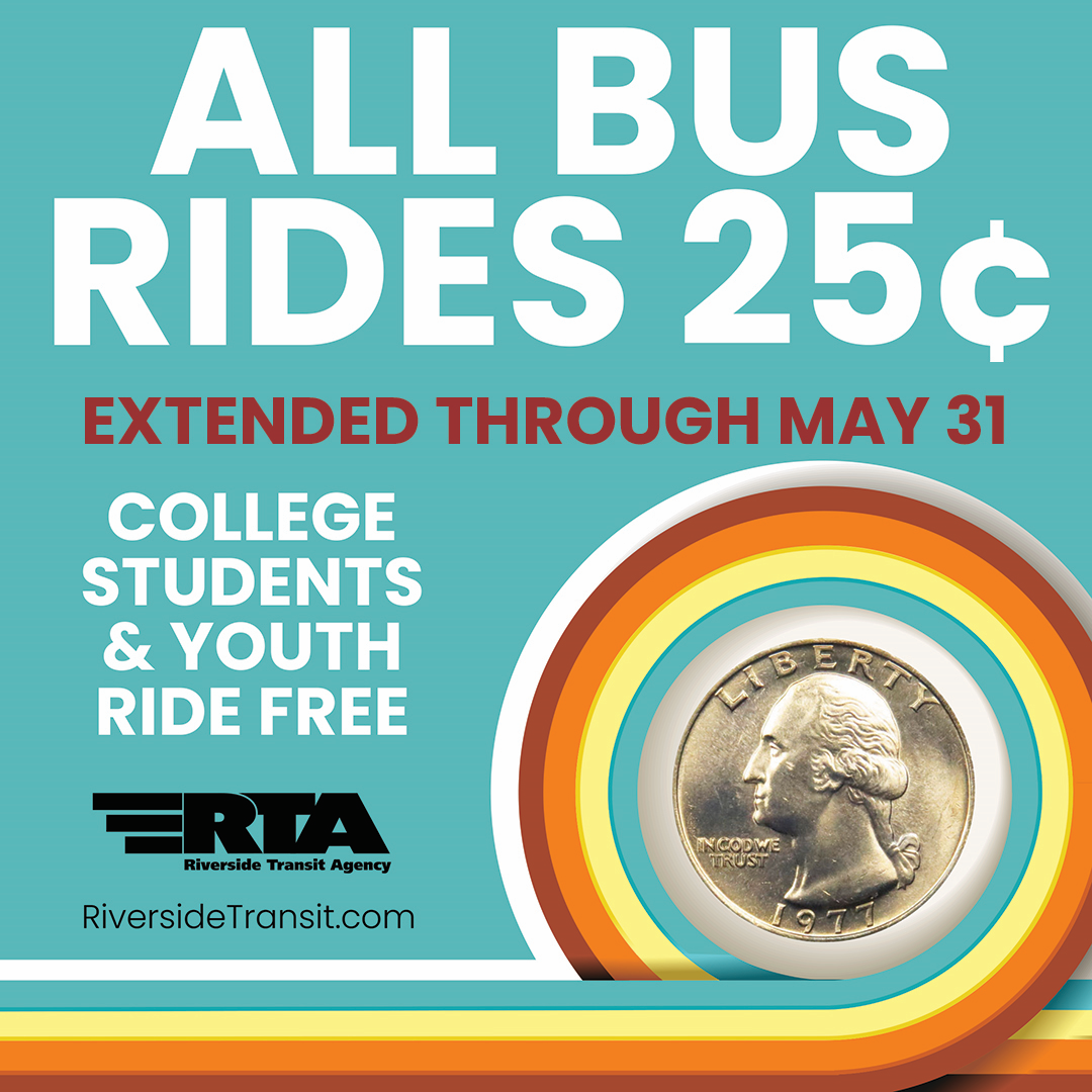 Free RTA Bus Rides flyer