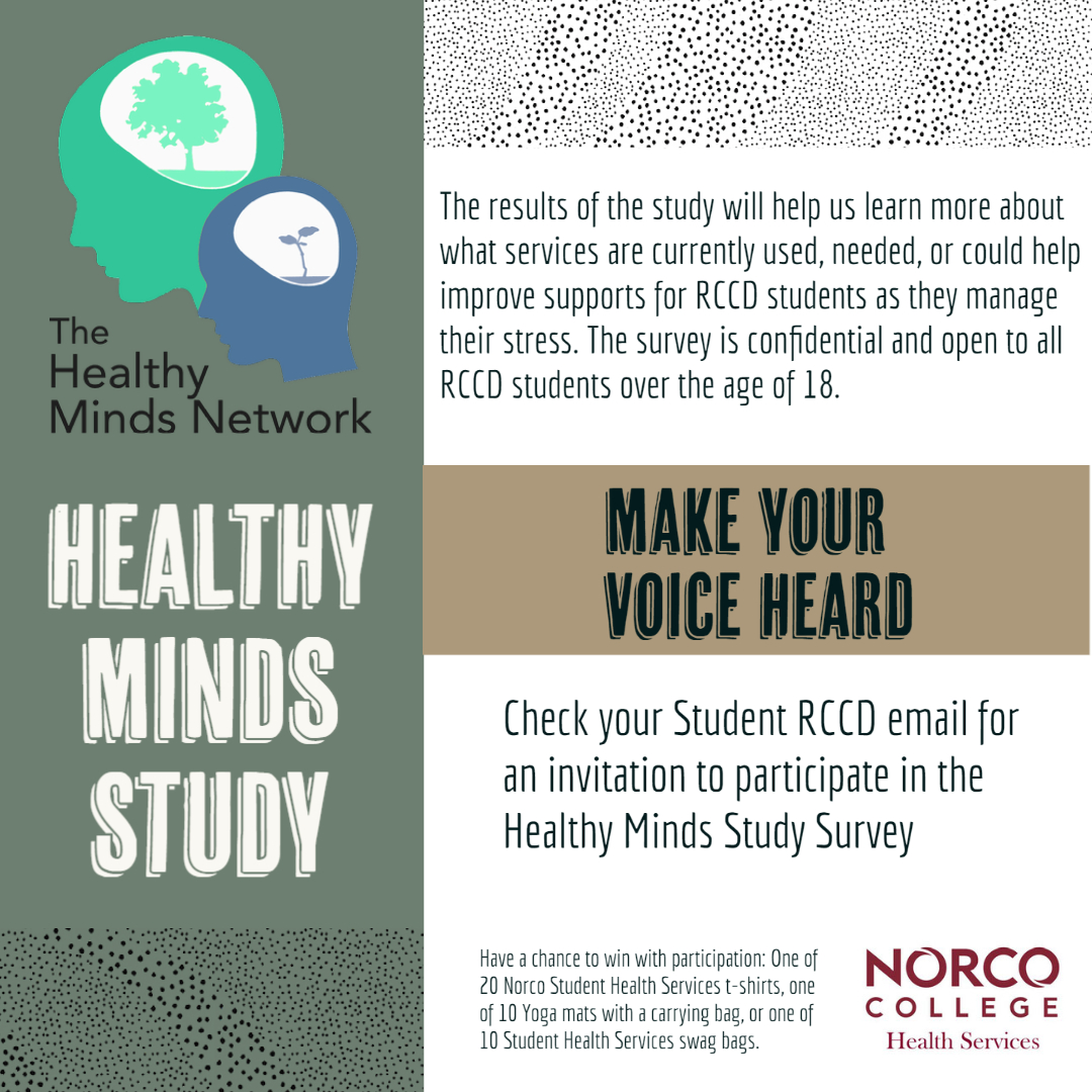 Healthy Minds Study flyer