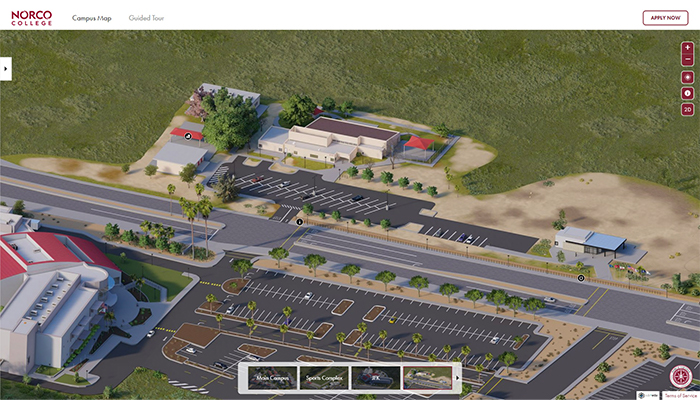 Norco College 3D Rendered Map Launch image 4