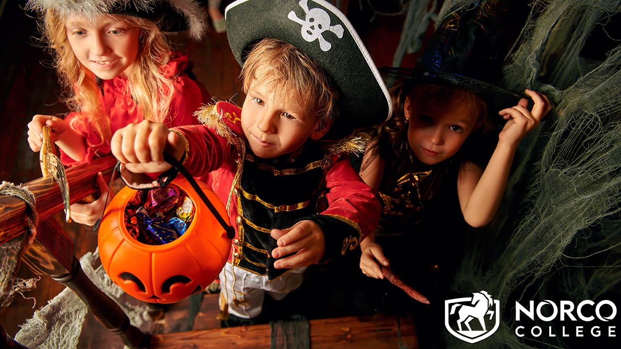 Kids at the harvest festival 