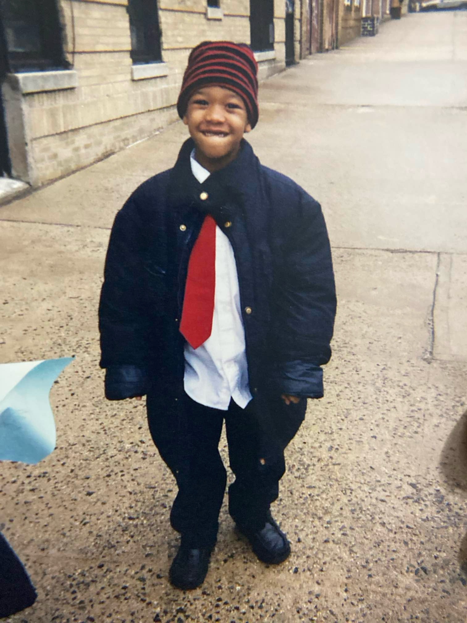 A picture of Nathaniel as a child in the Bronx, NY. 