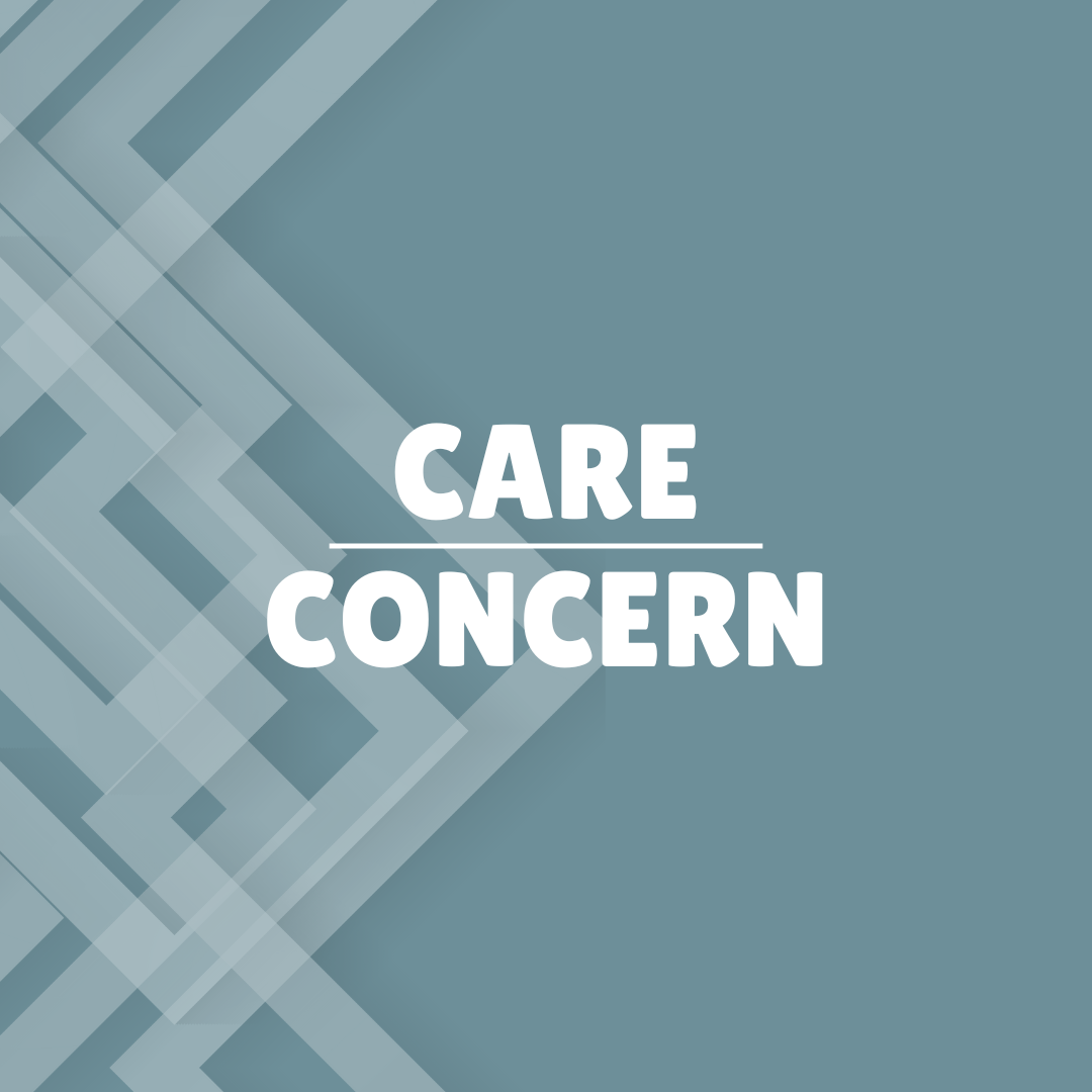 CARE Concern button