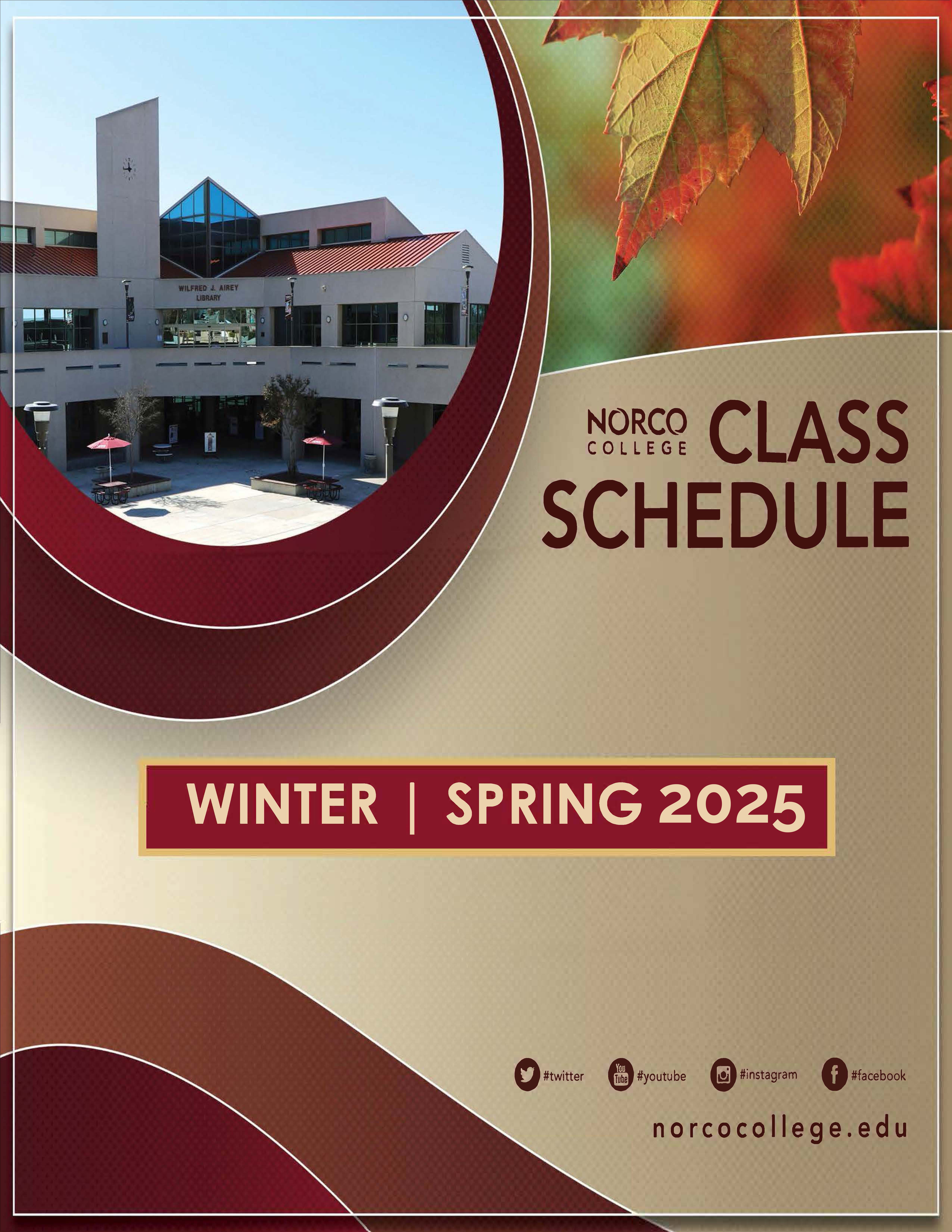 2025 Class Schedule Winter and Spring