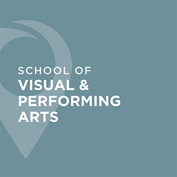 School of Visual and Performing Arts banner