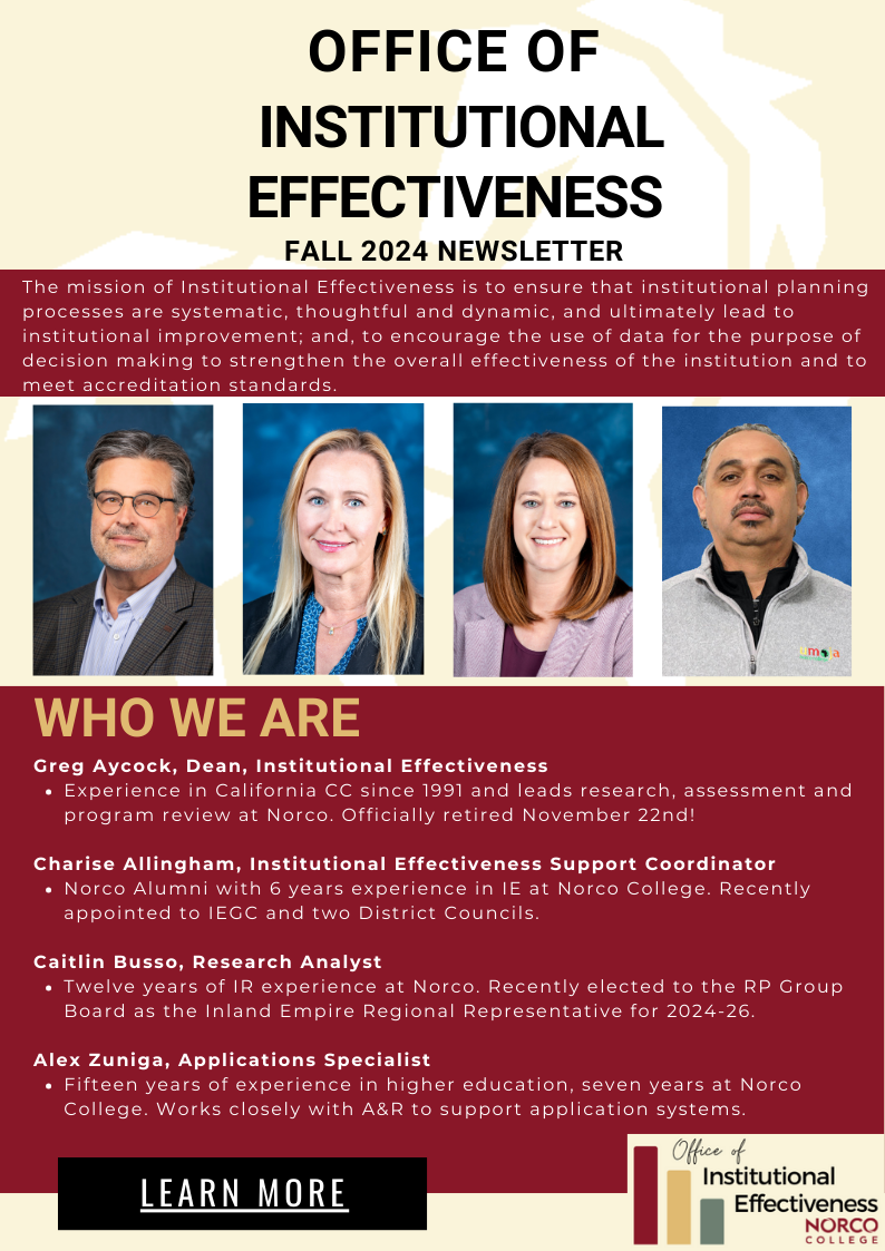 Office of Institutional Effectivness Newsletter