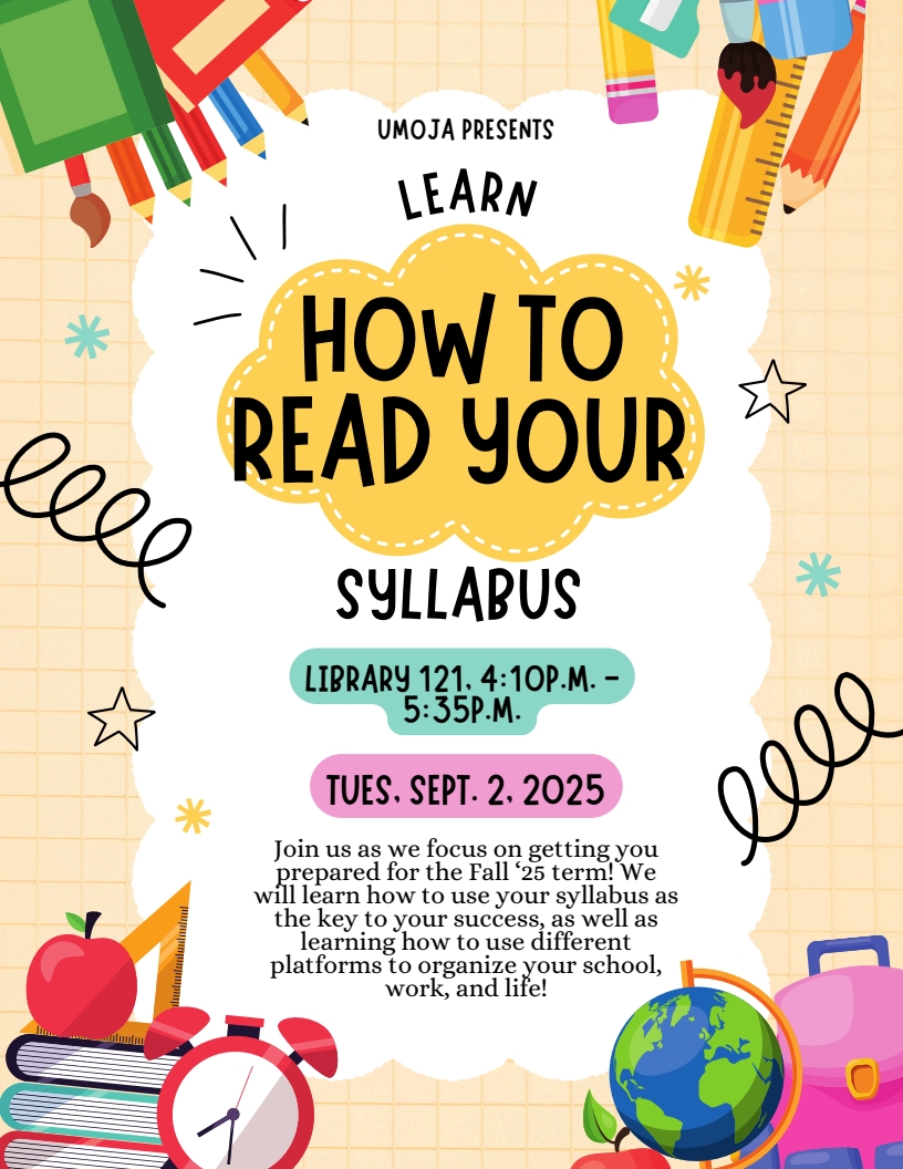 How to Read Your Syllabus flyer