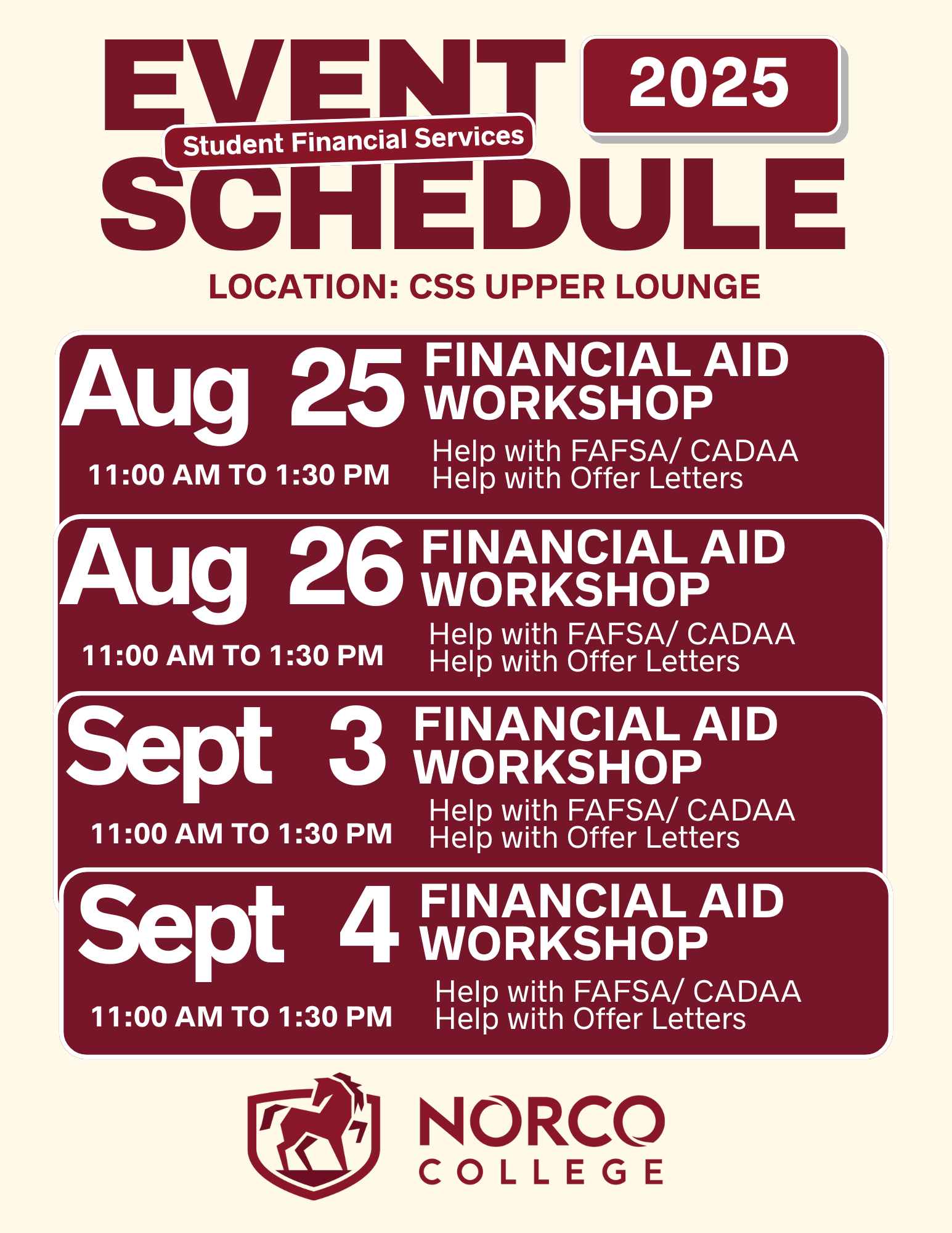 Event Schedule