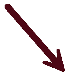 Burgundy arrow pointing down