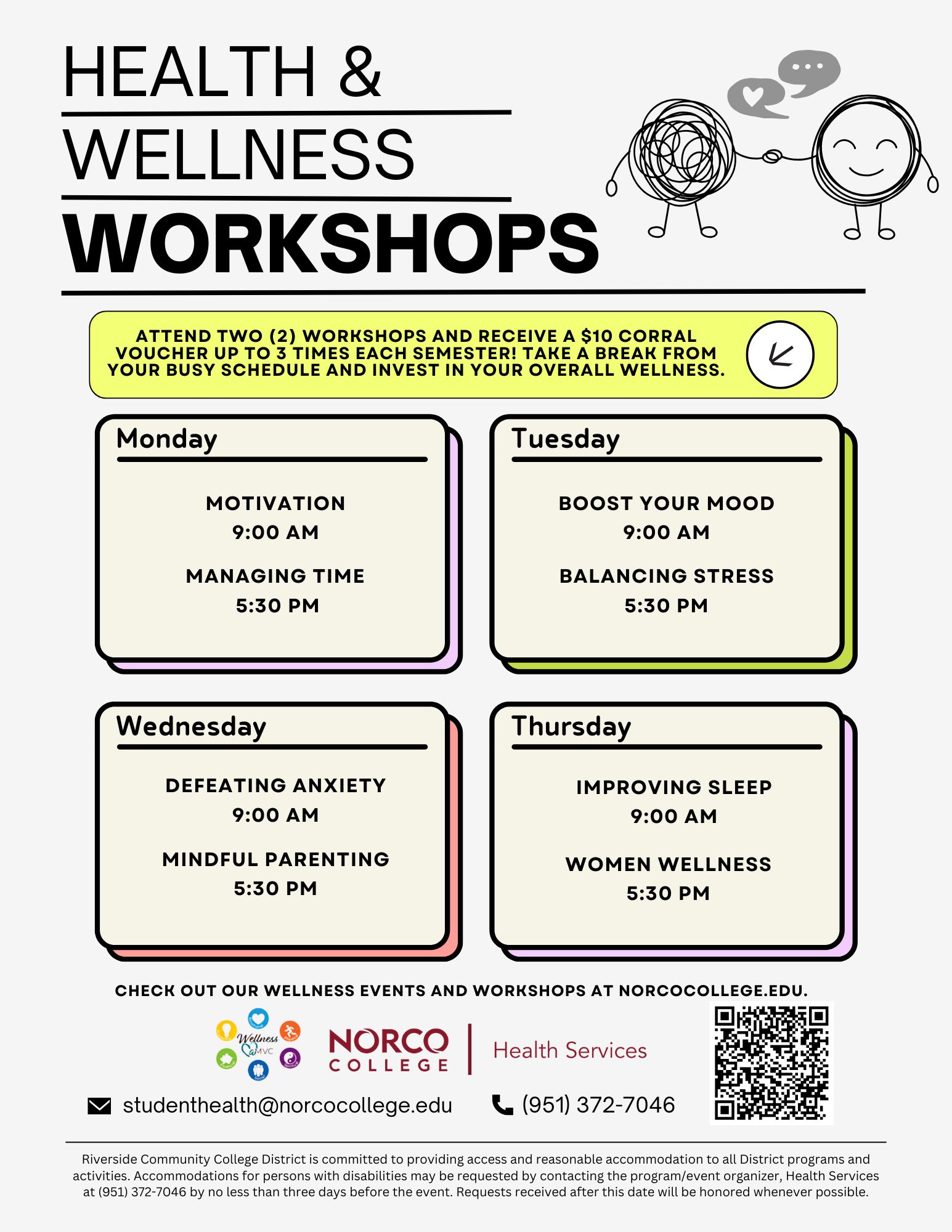 Health and Wellness Workshops