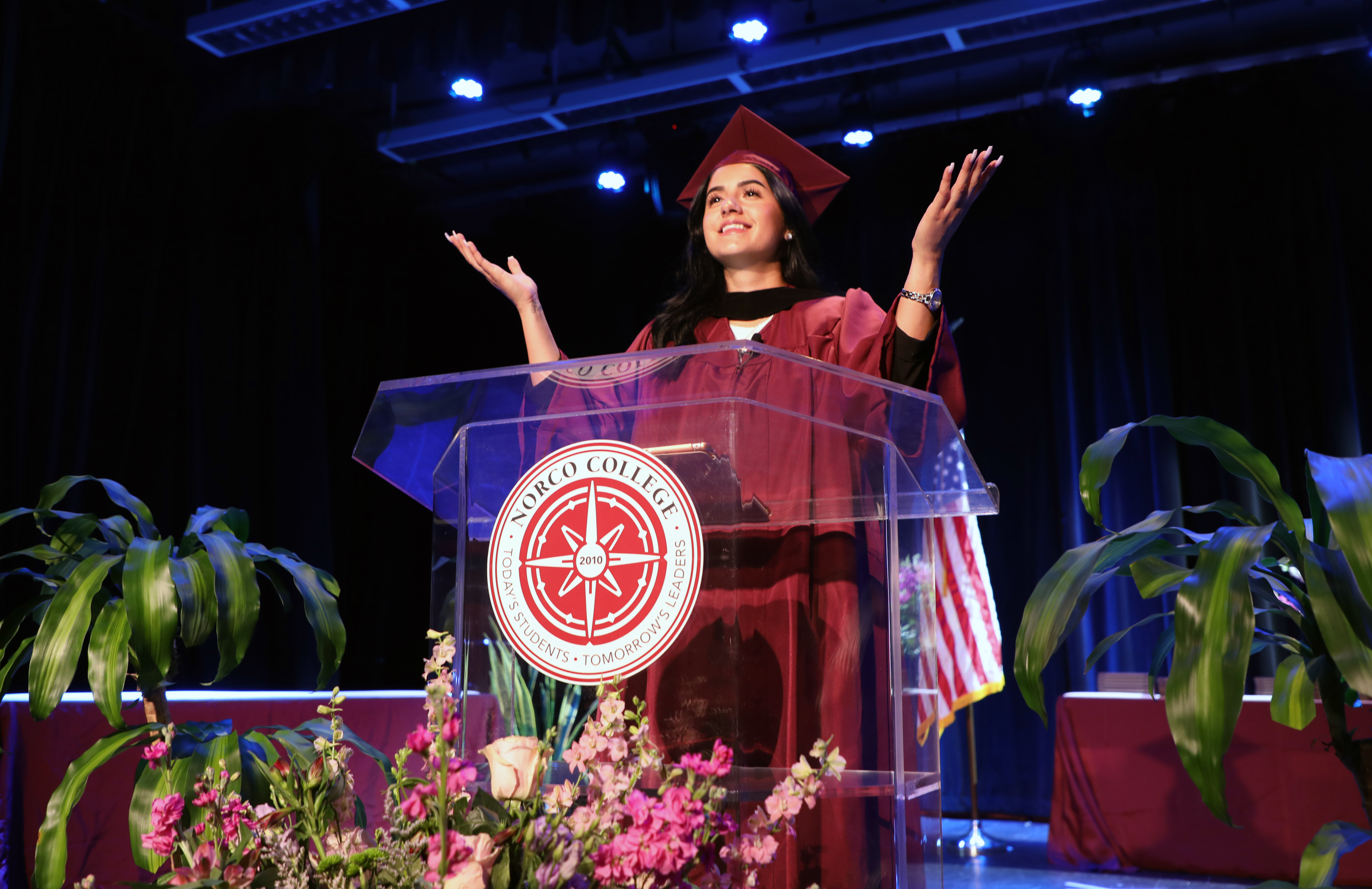Ashley Calderon at Commencement