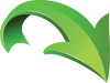 Green Down Arrow 2